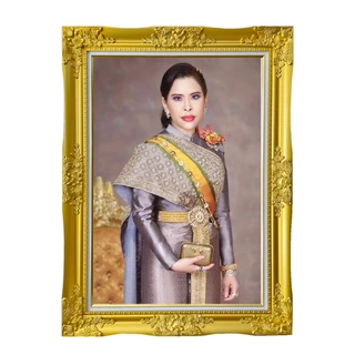 กรอบรูปหลุยส์ สีทอง พร้อมพระฉายาลักษณ์พระพันปี พระองค์อื่นๆทุกพระองค์ หรือรูปตามลูกค้าต้องการสั่งทำครับ