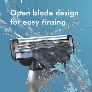 ยิลเลตต์ มัคทรี พลัส มีดโกน 1 ด้าม พร้อมใบมีด 2 ชิ้น Gillette Mach3+ 1 Razor + 2 Blade Refills