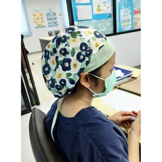 หมวกคลุมผมเจ้าหน้าที่ห้องผ่าตัด วิสัญญี หน่วยงานพิเศษ by Chalerm