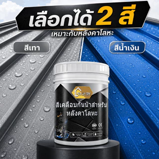 สีทาหลังคาเมทัลชีท สีทาหลังคาเหล็ก สีทาโลหะ กันสนิม กันน้ำ ทนแดดทนฝน รีโนเวทหลังคาเก่า กันสาด โครงเหล็ก ผนังภายนอก