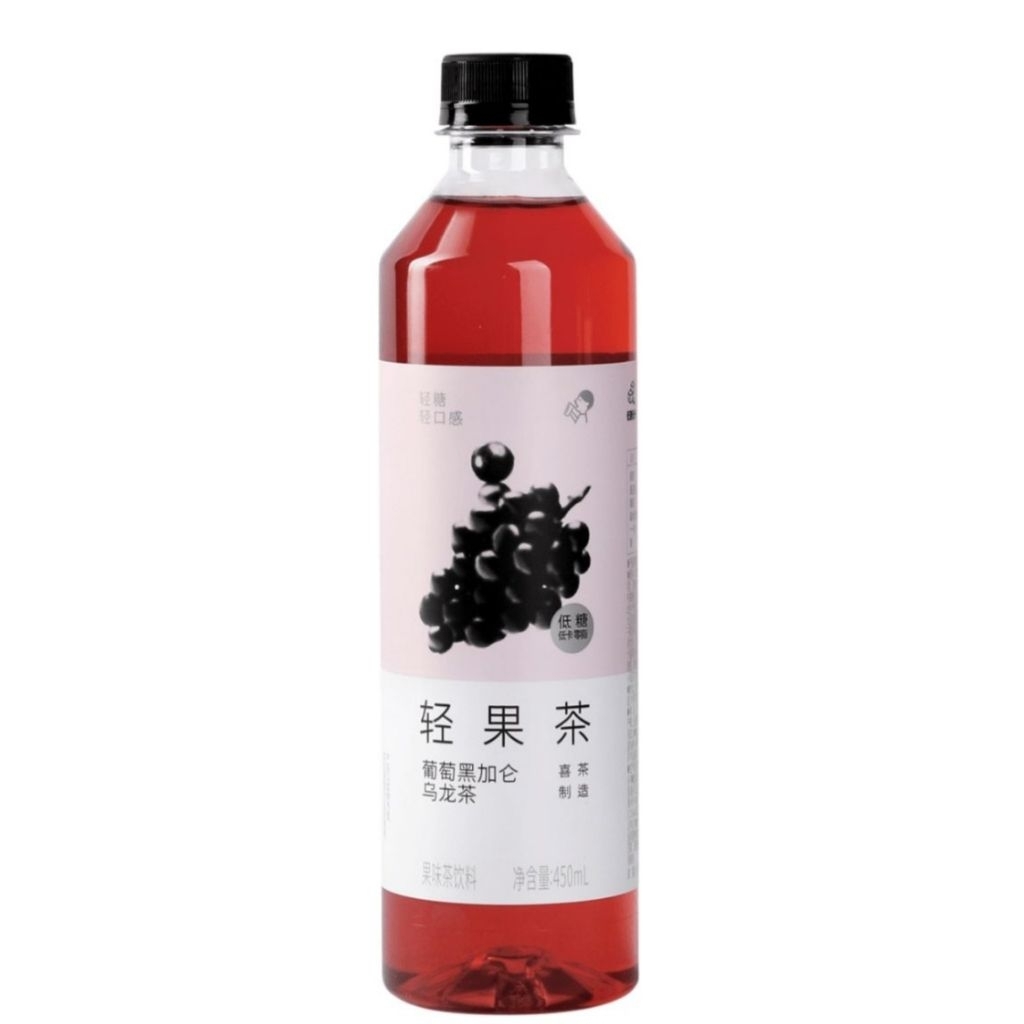 Hey Tea เฮย์ที ชาอู่หลงองุ่นแบล็คเคอร์แรนท์ 450 มล. [6ขวด]