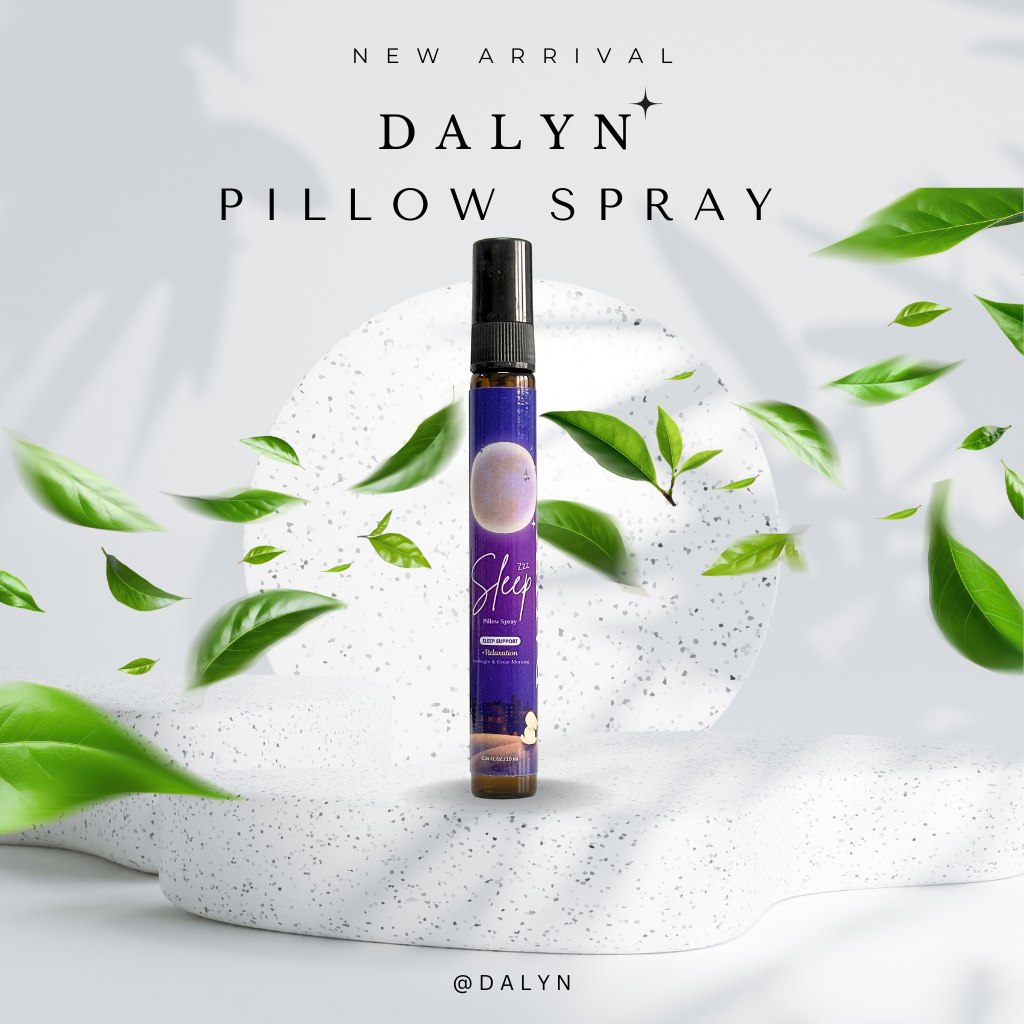 สเปรย์ฉีดหมอน DALYN ช่วยผ่อนคลายในการนอนหลับ กลิ่นหอมอโรม่าธรรมชาติ คลายความเครียดในระหว่างนอนหลับ น