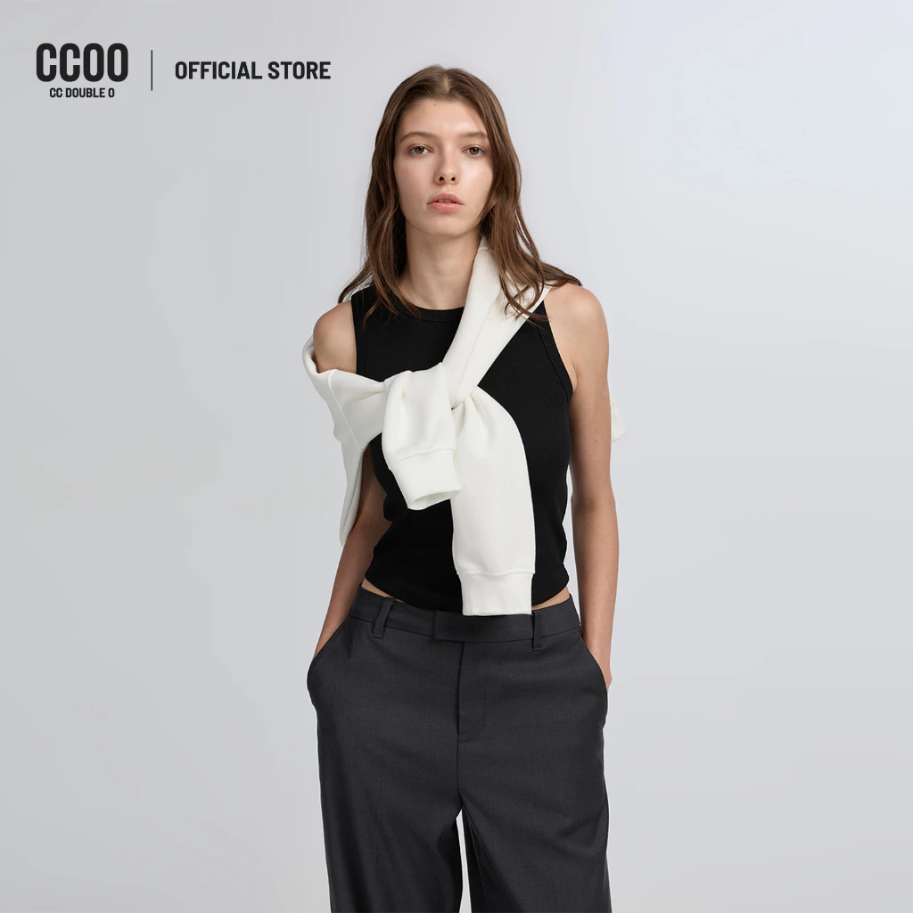 CC DOUBLE O SOLID TANK TOP ผู้หญิง เสื้อกล้ามสีพื้น รุ่น O26WGWA030 (AW26 #P2)