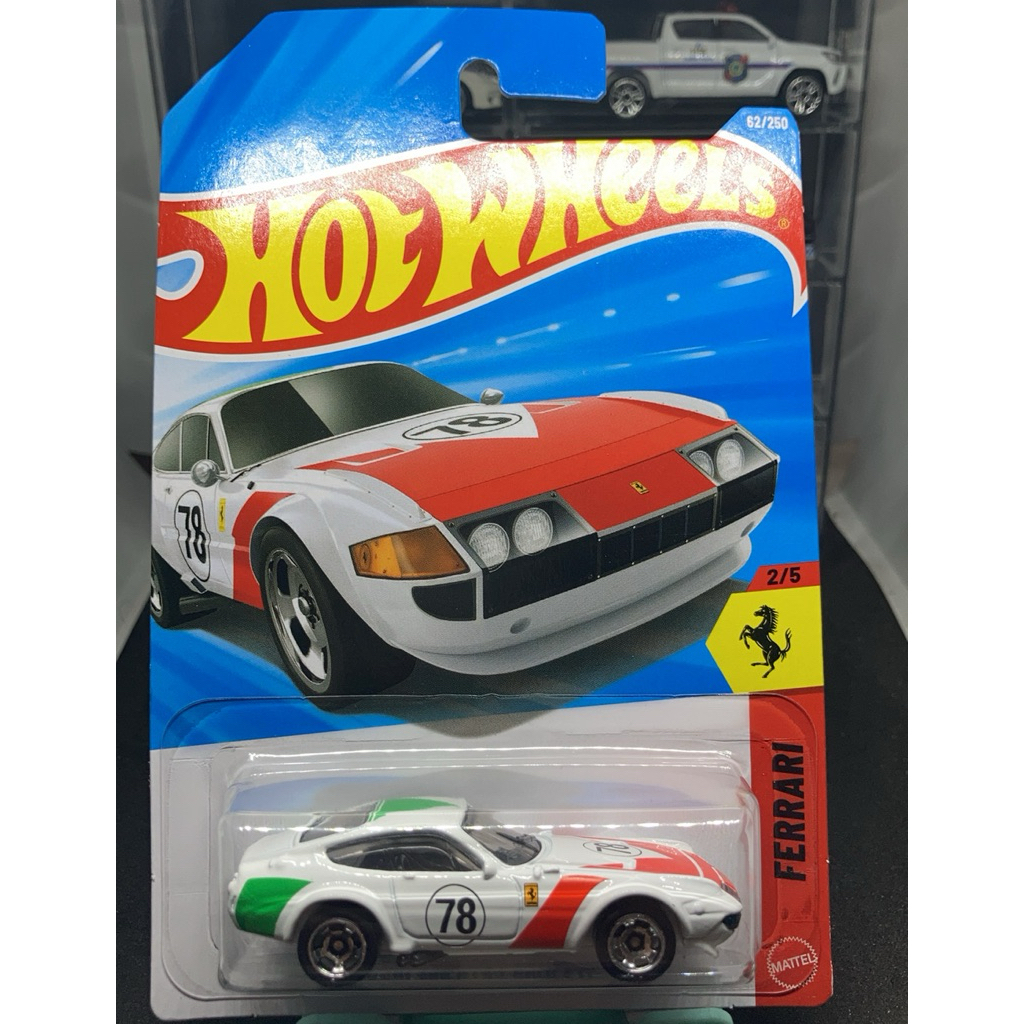 รถเหล็ก HotWheels FERRARI 365 GTB4 COMPETIZIONE  3+