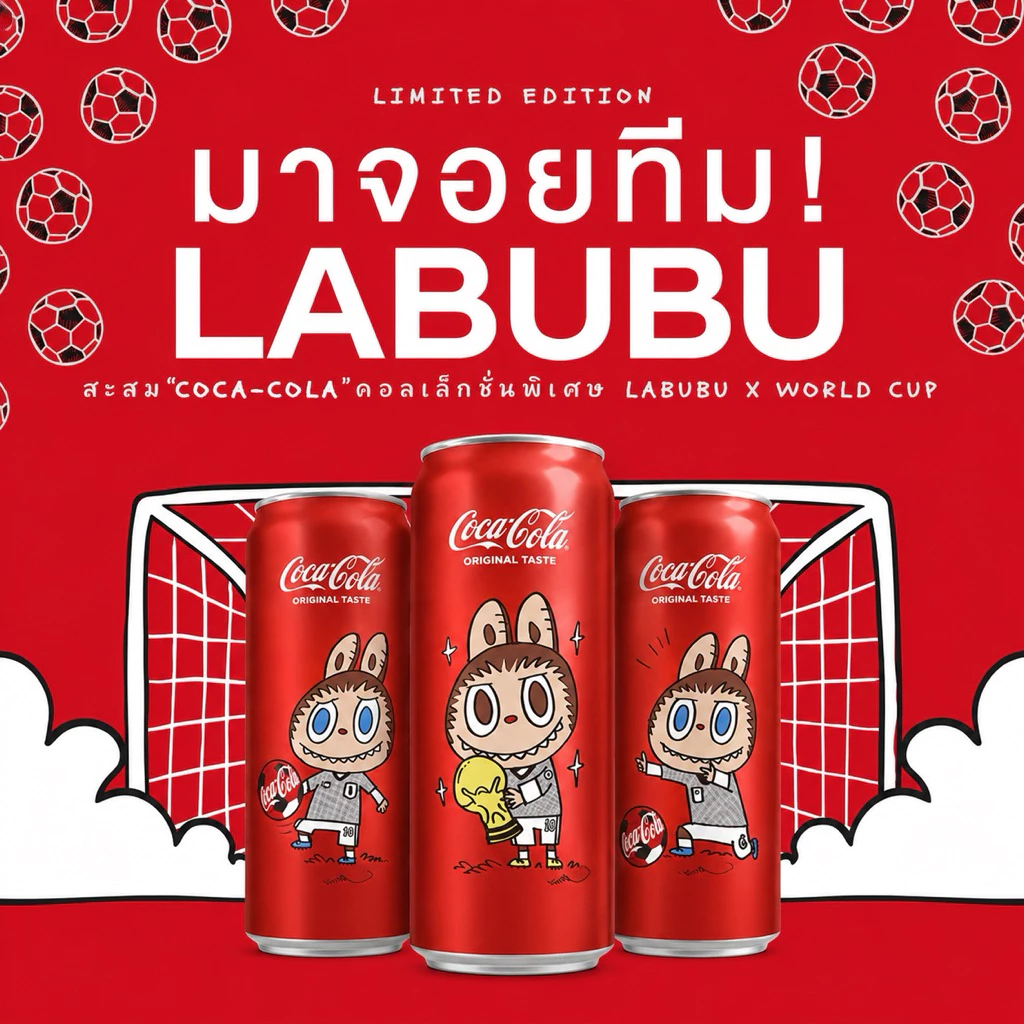 Sale!! Coke x Labubu Limited ครบ 6 ลาย ❌โปรดอ่านเงื่อนไขก่อนสั่ง❌