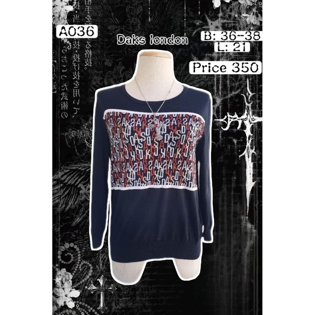 เสื้อไหมพรม Daks​ london​