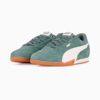 PUMA Basics รองเท้าผ้าใบ Bella Donna สำหรับผู้หญิง สีเขียว - 40813601