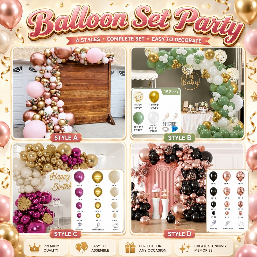 balloon  SET ซุ้ม BlackPink_Q ซุ้มลูกโป่งงานแต่ง ลูกโป่งเปิดร้าน งานปาร์ตี้ งานเลี้ยง ลูกโป่งวันเกิด Backdrop