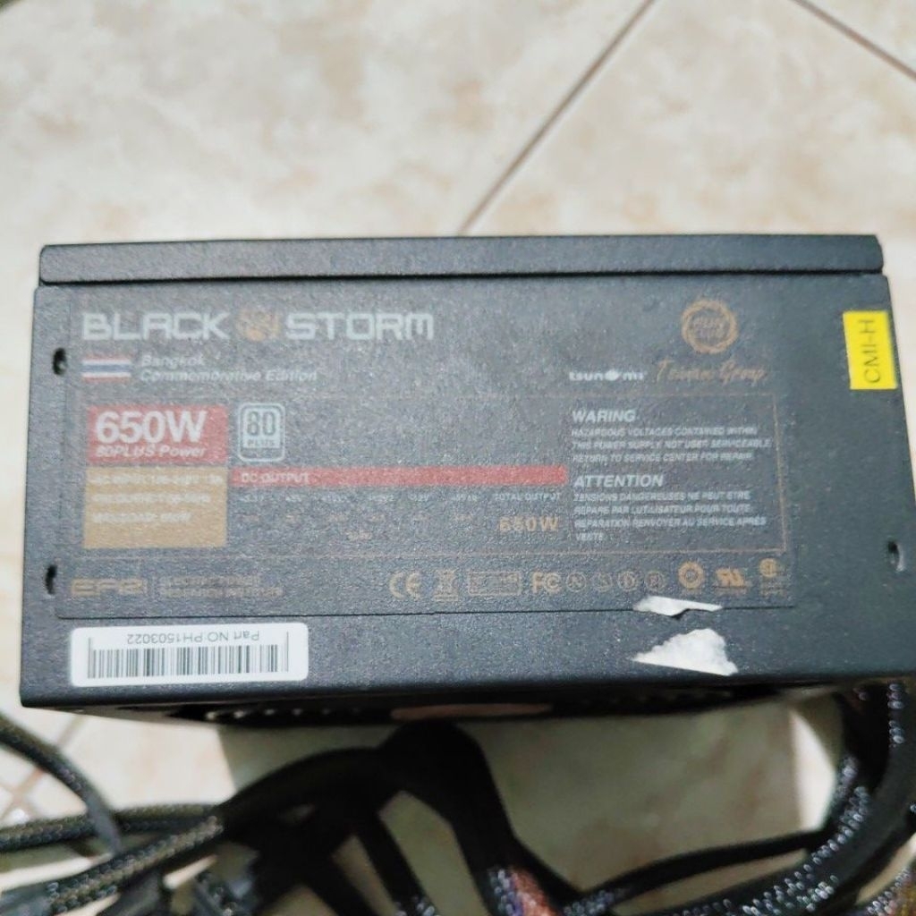 BLACK STORM 650w 80+ มือสอง