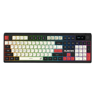 SIGNO KB-733 คีย์บอร์ดเกมมิ่งไร้สาย Gaming Keyboard (Rubber Dome Switch) มีจอบอกสถานะ ไฟ RGB เชื่อมต่อ 3 ระบบ