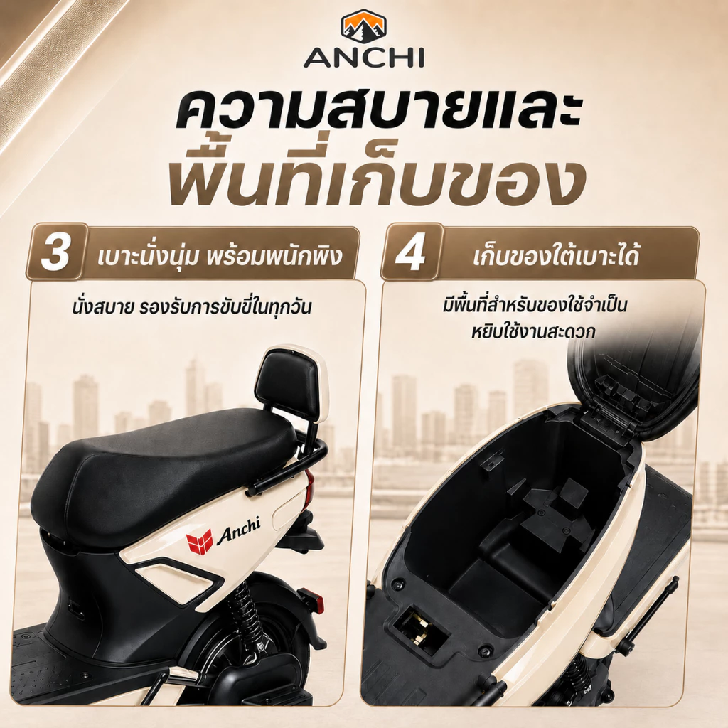 ANCHI จักรยานไฟฟ้า 800W thumbnail 5