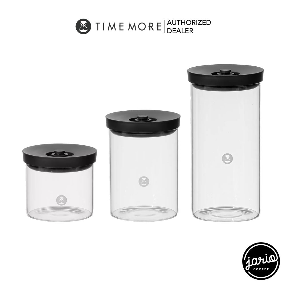 Jario x Timemore โหลแก้วเก็บกาแฟสูญญากาศ Timemore Vacuum Glass Coffee Canister