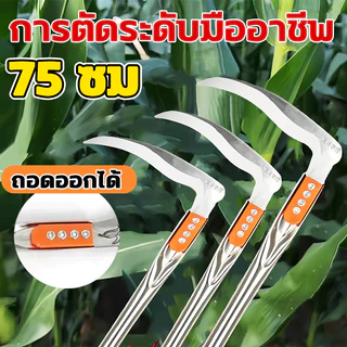 เคียวเหล็กแมงกานีส 75cm เคียวการเกษตร มีดดายหญ้า เคียวแมงกานีส เคียว คมและทนทาน ที่จับกันลื่น คียวตัดกิ่งไม้ คุณภาพดี