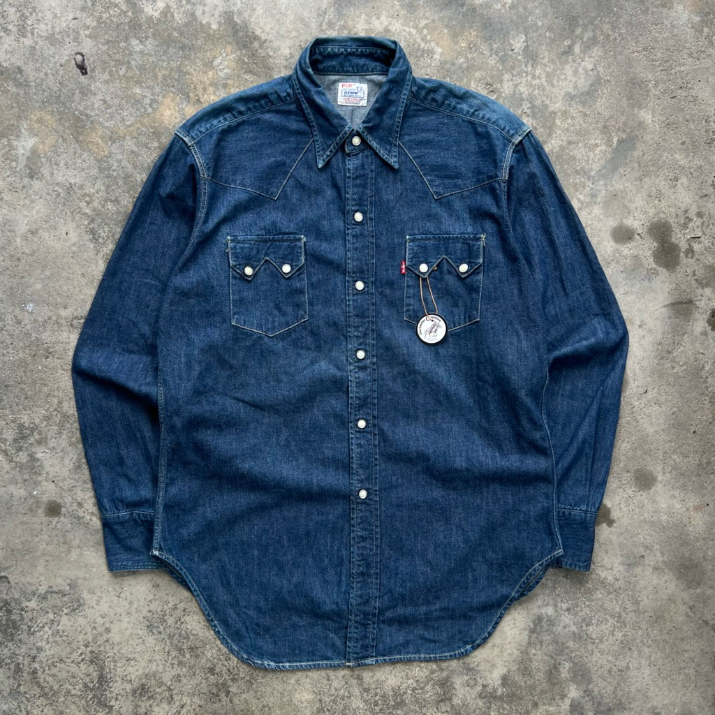 Levi‘s Vintage Clothing (LVC) 1955 ( BIG E )Sawtooth Western Shirt made in USA 🇺🇸