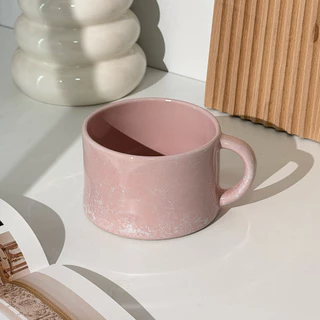Goodsceramics 🍜 Milk mug แก้วเซรามิกสีสดใส ผิวสัมผัสเรียบลื่นมันเงา ก้นแก้วด้านนอกเป็นเนื้อทราย