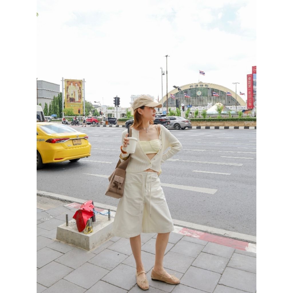 Glamclothes Sally Burmu กางเกง 3 ส่วน ทรงสวย