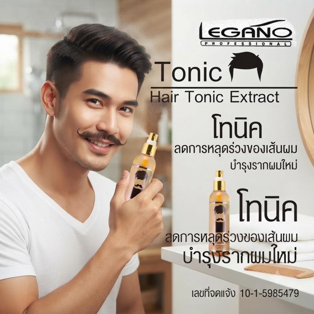 ลีกาโน่ LEGANO HAIR TONIC EXTRA แฮร์โทนิค เอ็กซ์ตร้า 120มล.