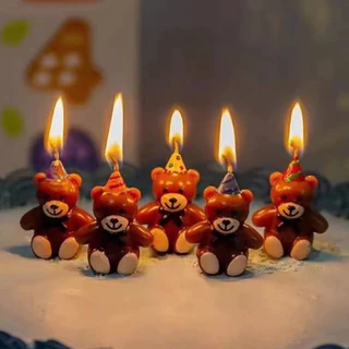 เทียนวันเกิดเทียนหมี มีหลายแบบ