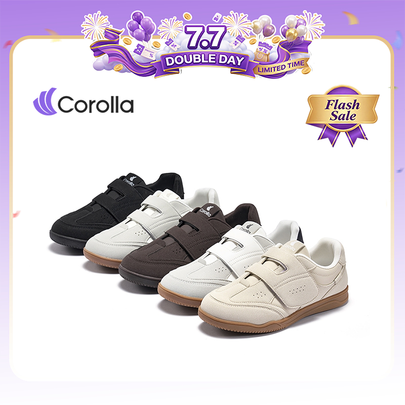 【รองเท้าผู้ชาย】Corolla Velcro shoes รองเท้าลำลองผู้ชาย สายรัดตีนตุ๊กแก สวมใส่สบาย ระบายอากาศได้ดี และใช้งานได้หลากหลาย