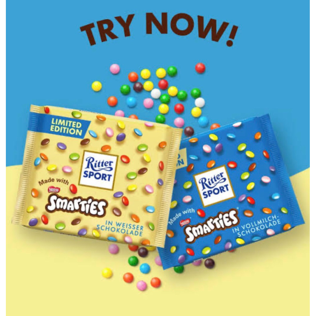 Ritter sport smarties ริทเตอร์ สปอร์ต limited!!!