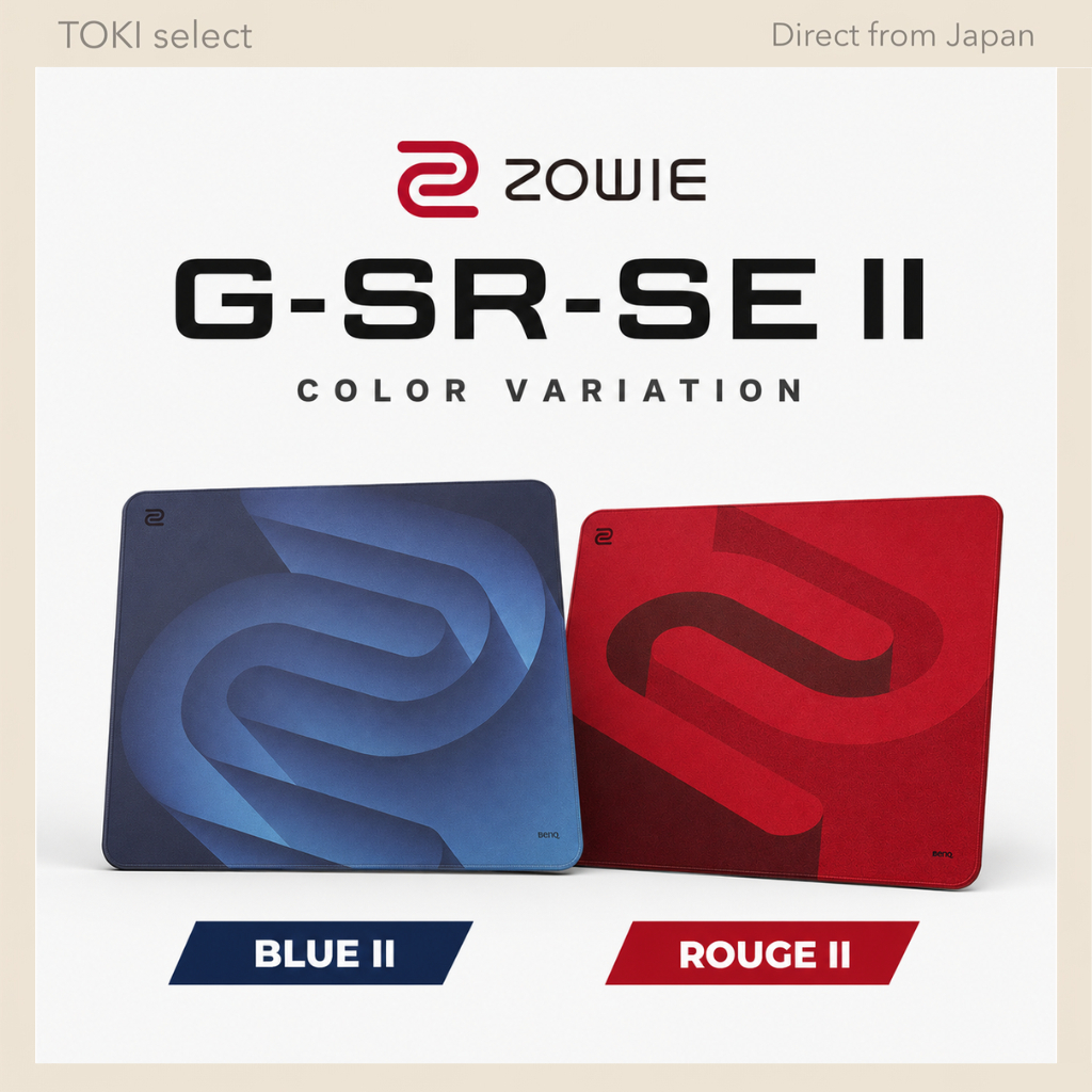 BenQ ZOWIE G-SR-SE II Gaming Mouse Pad Cloth Rubber Base Blue Rouge