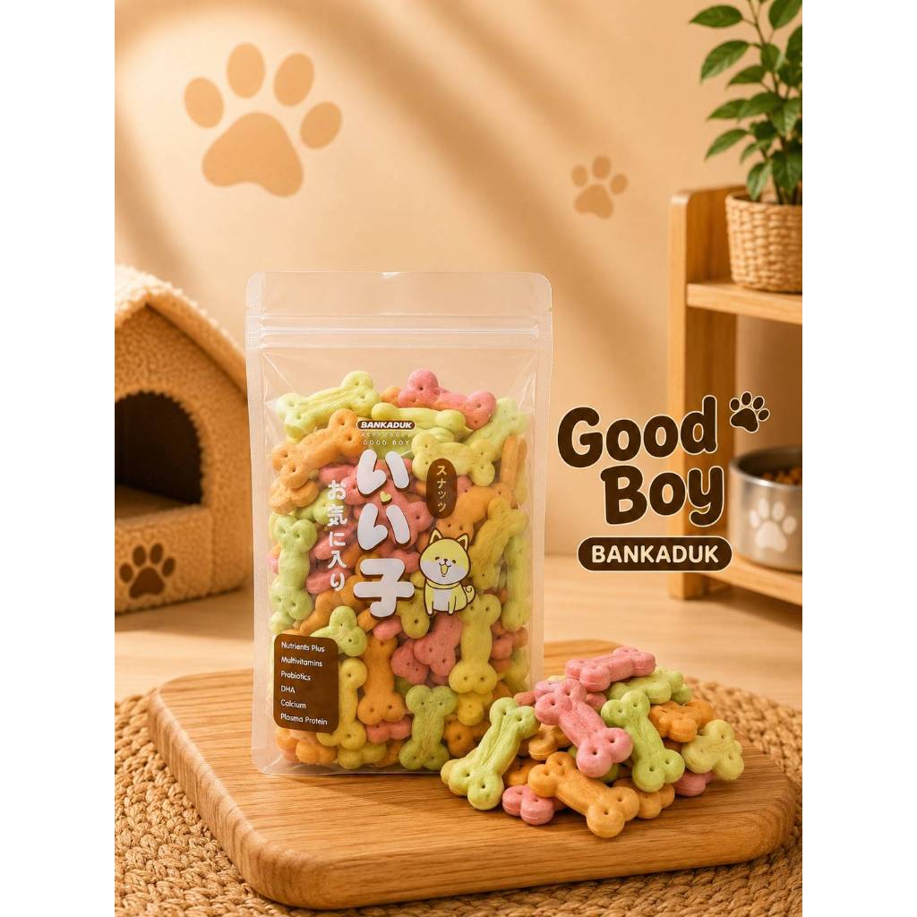 บิสกิตกระดูกรวมรส น้ำหนัก 500 กรัม(สินค้าตัวใหม่)