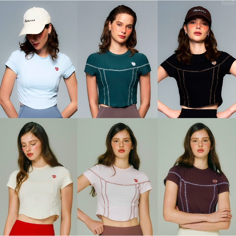 Sweetheart Corset Curve Crop – The Flos Club เสื้อคลุมสปอร์ตบราผ้านุ่ม เย็น ใส่สบาย