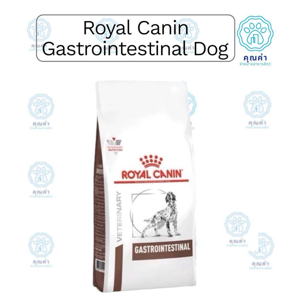 RoyalCanin(GASTROINTESTINAL dog)(2kg)อาหารเม็ดสำหรับสุนัขที่มีความผิดปกติที่ระบบทางเดินอาหาร