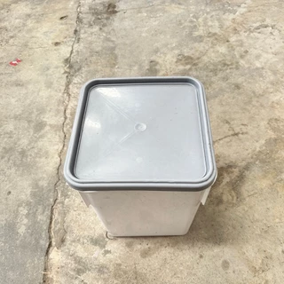 ถังนํ้าล้างเเอร์ ถังพลาสติกสี่เหลี่ยม มีหูหิ้ว tank plastic