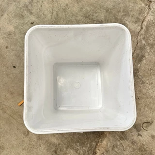 ถังนํ้าล้างเเอร์ ถังพลาสติกสี่เหลี่ยม มีหูหิ้ว tank plastic