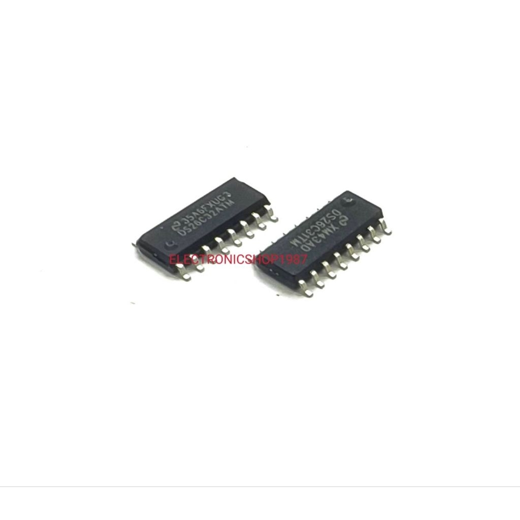 ราคาต่อ 1ตัว 👉👉 DS26C31TM DS26C32ATM 26C31 26C32  DS26C31 DS26C32 IC SMD-16 ไอซีเอสเอ็มดี 16ขา C31 C