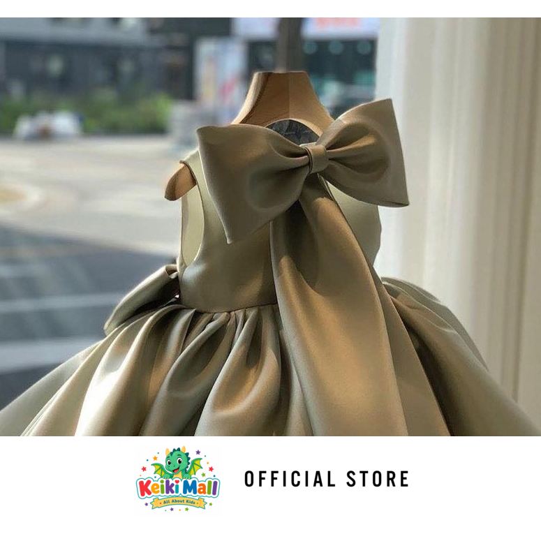 PD1 พร้อมส่ง ทันทีชุดเดรสเจ้าหญิงเด็ก ชุดราตรีเด็กออกงาน สาวดอกไม้งานแต่ง Kids Children Girls Dress