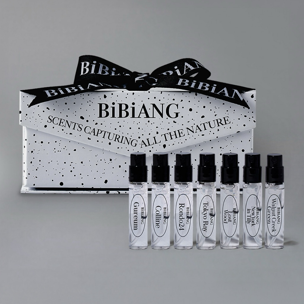 ของแท้ 100% ชุดน้ำหอม BiBiANG Eau de Parfum Discovery Set จากแบรนด์ BiBiANG จากเกาหลีใต้ (7 กลิ่น 2 