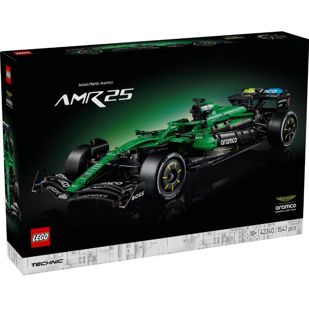 LEGO® Technic Aston Martin Aramco AMR25 F1® Car 42240