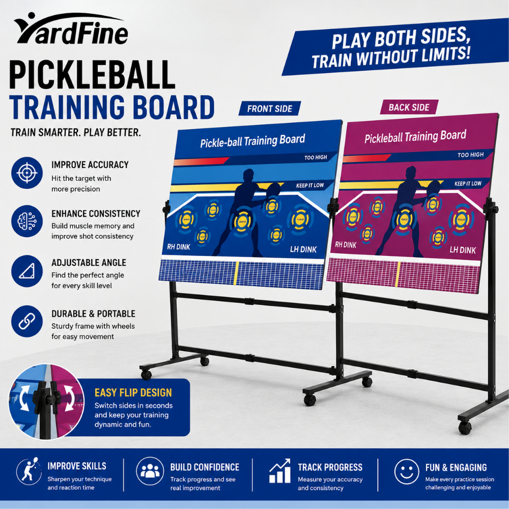 Yardfine Pickleball Training Board กระดานฝึกซ้อมกีฬาพิคเคิลบอล YK-PKB