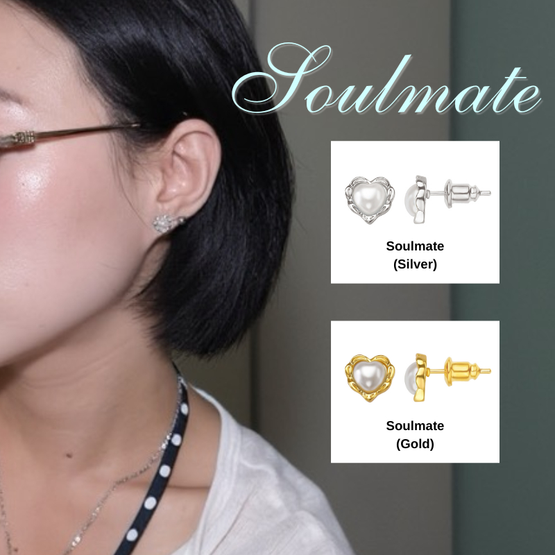WYLD Soulmate Stud ต่างหูหัวใจ