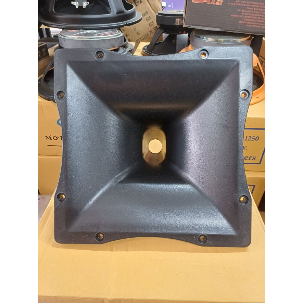ปากเสียงแหลม 10×10นิ้ว RCF พลาสติก เเบบยึดน๊อต คอ1นิ้ว