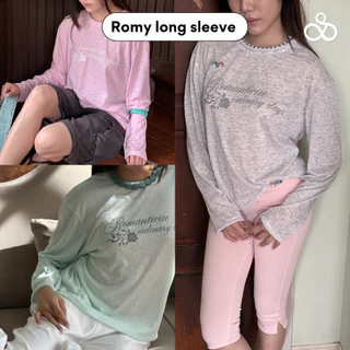 Sistersfabric - Romy long sleeve เสื้อแขนยาวผ้าสลาฟมีความยืดยุ่น สกรีนลายใส่สบาย
