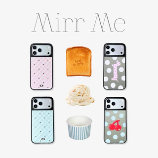 เคสโทรศัพท์ feelsogood.co with mirror & magnetic | MIRR ME Collection เคสขอบดำด้าน หนาจับถนัดมือ กระจกสกรีนลาย