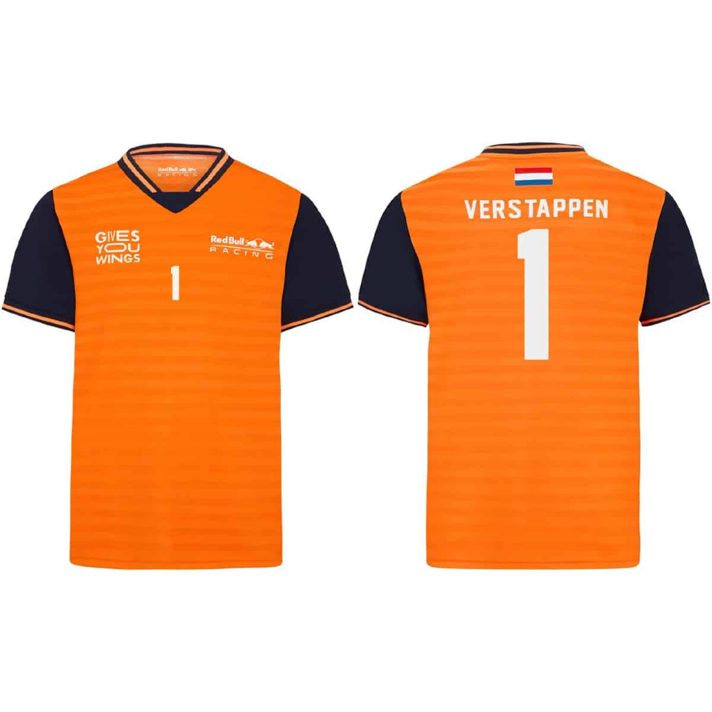 Red Bull Racing F1 Men's Max Verstappen #1 Football Jersey