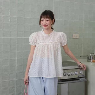 Kimmame - เสื้อ รุ่น Daisy Lace Blouse