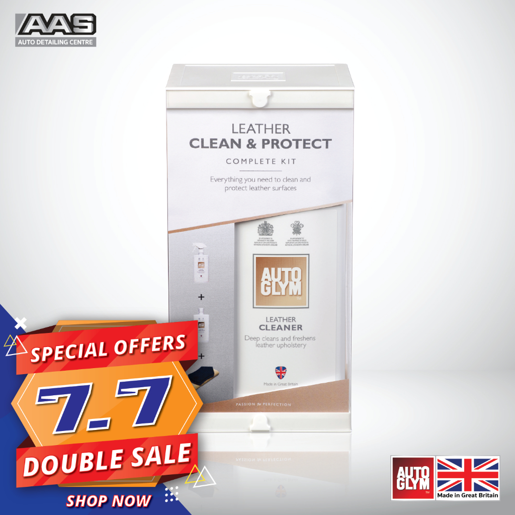 Autoglym Leather Clean & Protect Complete Kit ชุดทำความสะอาด และเคลือบบำรุงหนังแท้