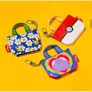 ✅พร้อมส่ง🌼Wiggle Wiggle🌼 Mini Tarpaulin Bag Keyring พวงกุญแจกระเป๋าใส่เหรียญน่ารักๆ