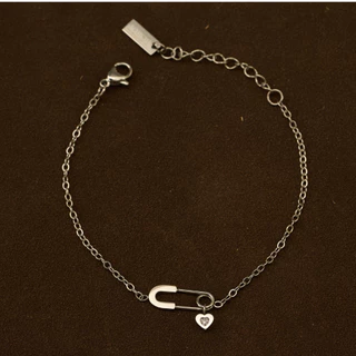 Bemet safety heart bracelet กำไลสแตนเลส