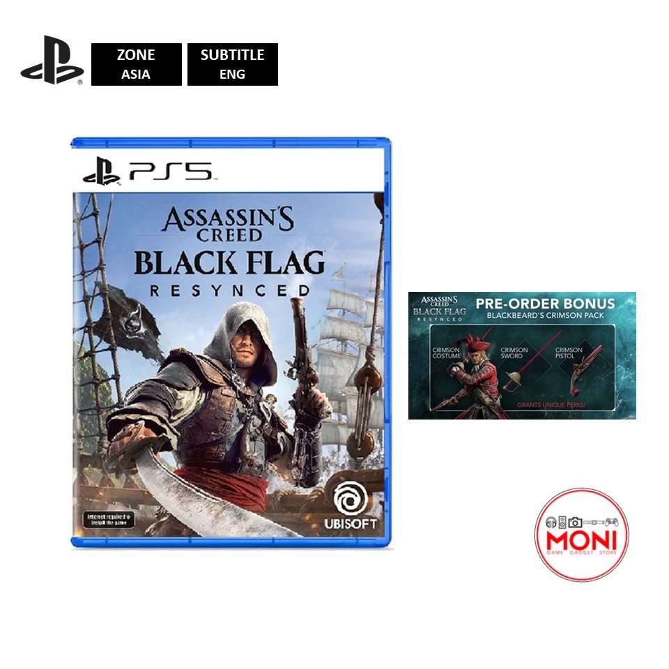 Assassin 's Creed Blackflag Resynced (Asia) (EN) แผ่น PS5 Games