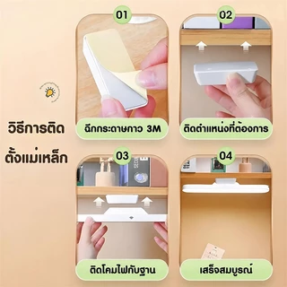 โคมไฟ LED แม่เหล็ก ตั้งโต๊ะ ติดผนัง 10000mAh ชาร์จ USB รีโมท ไร้สาย อ่านหนังสือ ข้างเตียง ปรับได้ 3 แสง