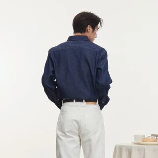Contemp Denim Shirt Long Sleeve : Button Down