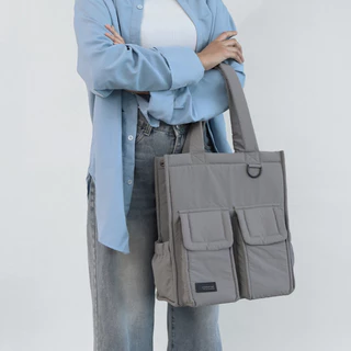 กระเป๋าผ้าร่ม สะพายไหล่ กันละอองน้ำ หนานุ่ม เบา ใส่ของ Laptop iPad Tablet FINDER PLUS+ BAG KIDNAP ME.