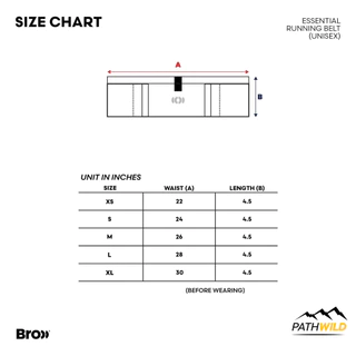 BROOO ESSENTIAL RUNNING BELT เข็มขัดสำหรับใส่วิ่ง พกของจำเป็นระหว่างวิ่ง ได้รอบเอว พร้อมทุกสนาม