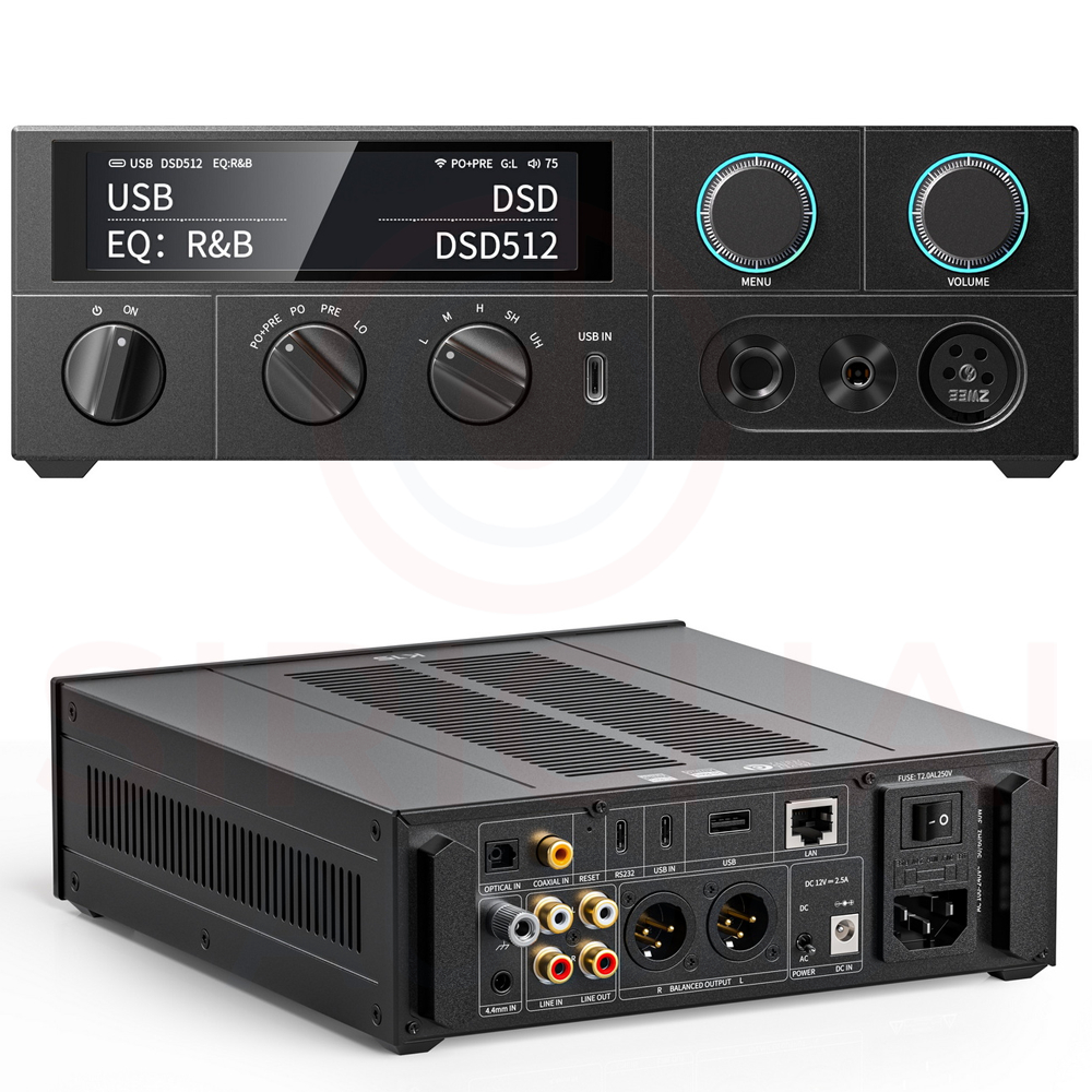 DAC/AMP ตั้งโต๊ะ FiiO รุ่น K15 ชิป AKM AK4497S *2 รองรับ MQA, Dual Hi-Res